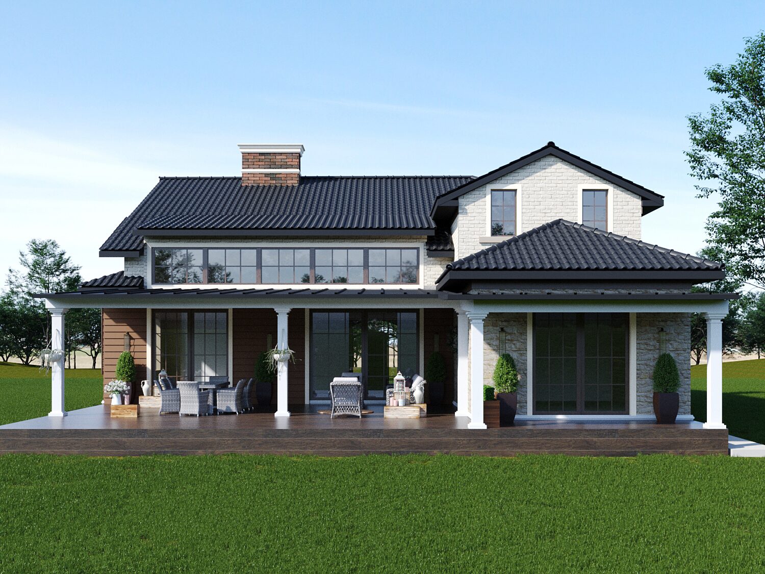 Countryside Chalet House — 3